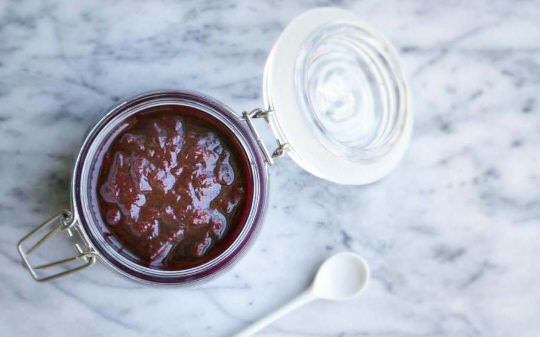 Plum Compote with Cardamom