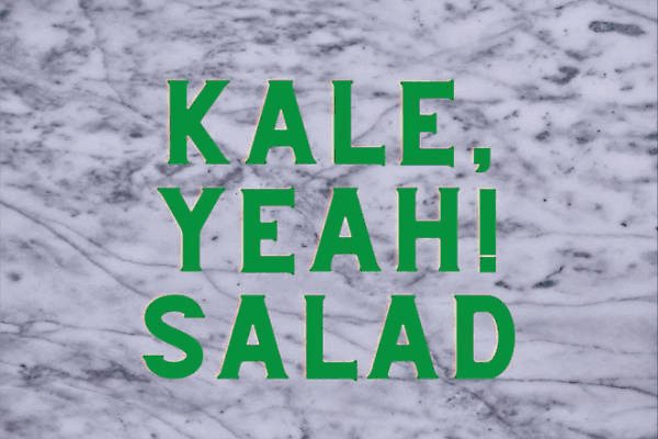 Kale Salad Ingredients GIF