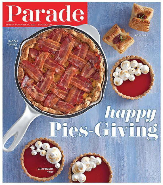 Parade Magazine Cover Bacon Turkey Pie