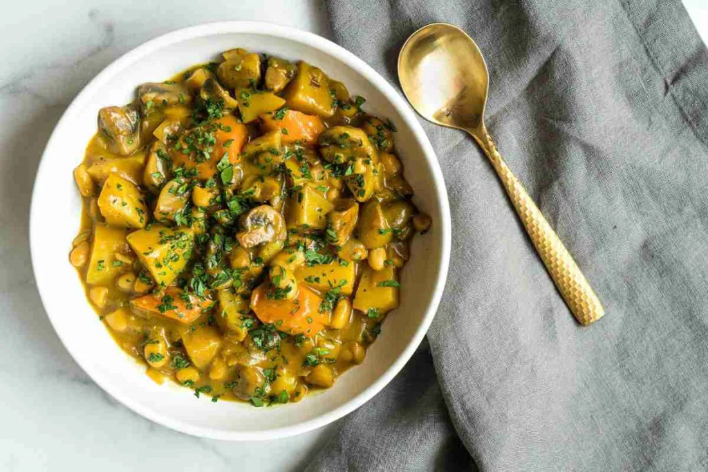 Dijon-Curry Bean Vegetable Stew