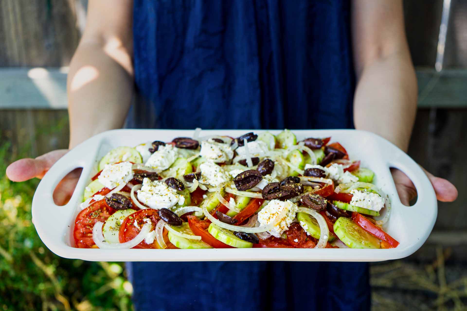 Greek Salad by Alison Ashton Food Photography