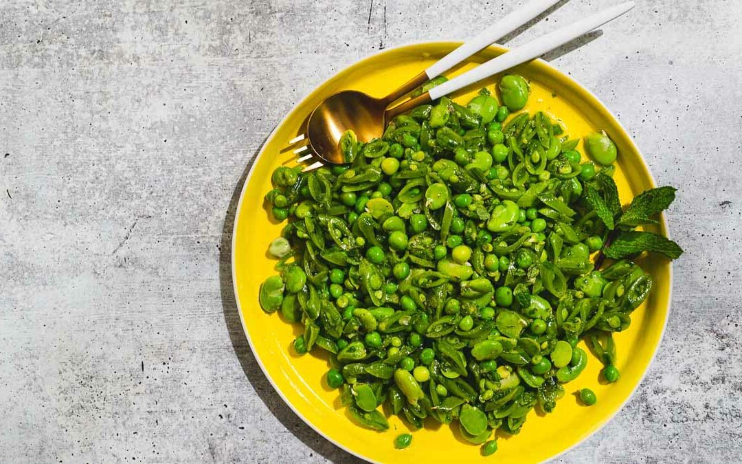Farmers’ Market Salad: English Peas, Sugar Snap Peas & Fava Beans