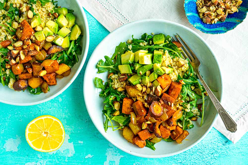 Palm Done Right Roasted Winter Vegetable Quinoa Bowls